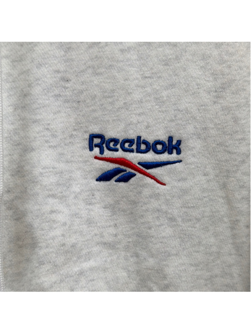 Reebok Classic Cropped Full Zip Hoodie Sz Small! - Picture 4 of 9
